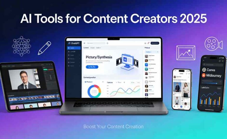 Best AI Tools for Content Creators 2025