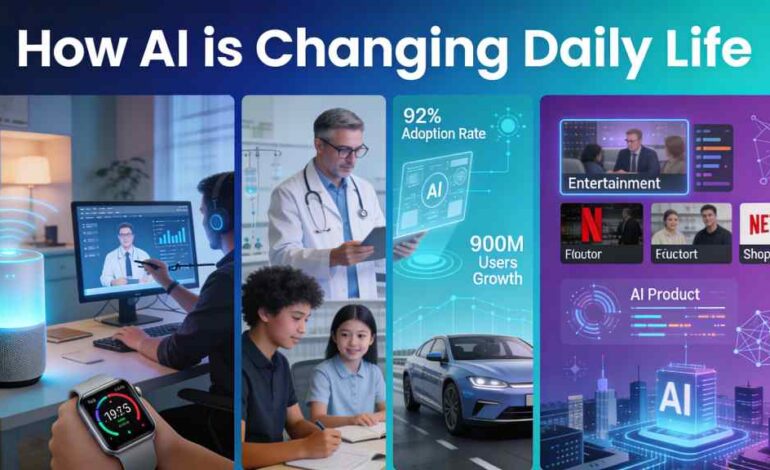 How artificial intelligence is changing daily life